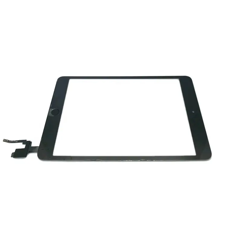 IPad mini 3 A1599 A1600 A1601 için dokunmatik ekran cam IC ev düğmesi ile dokunmatik cam fabrika