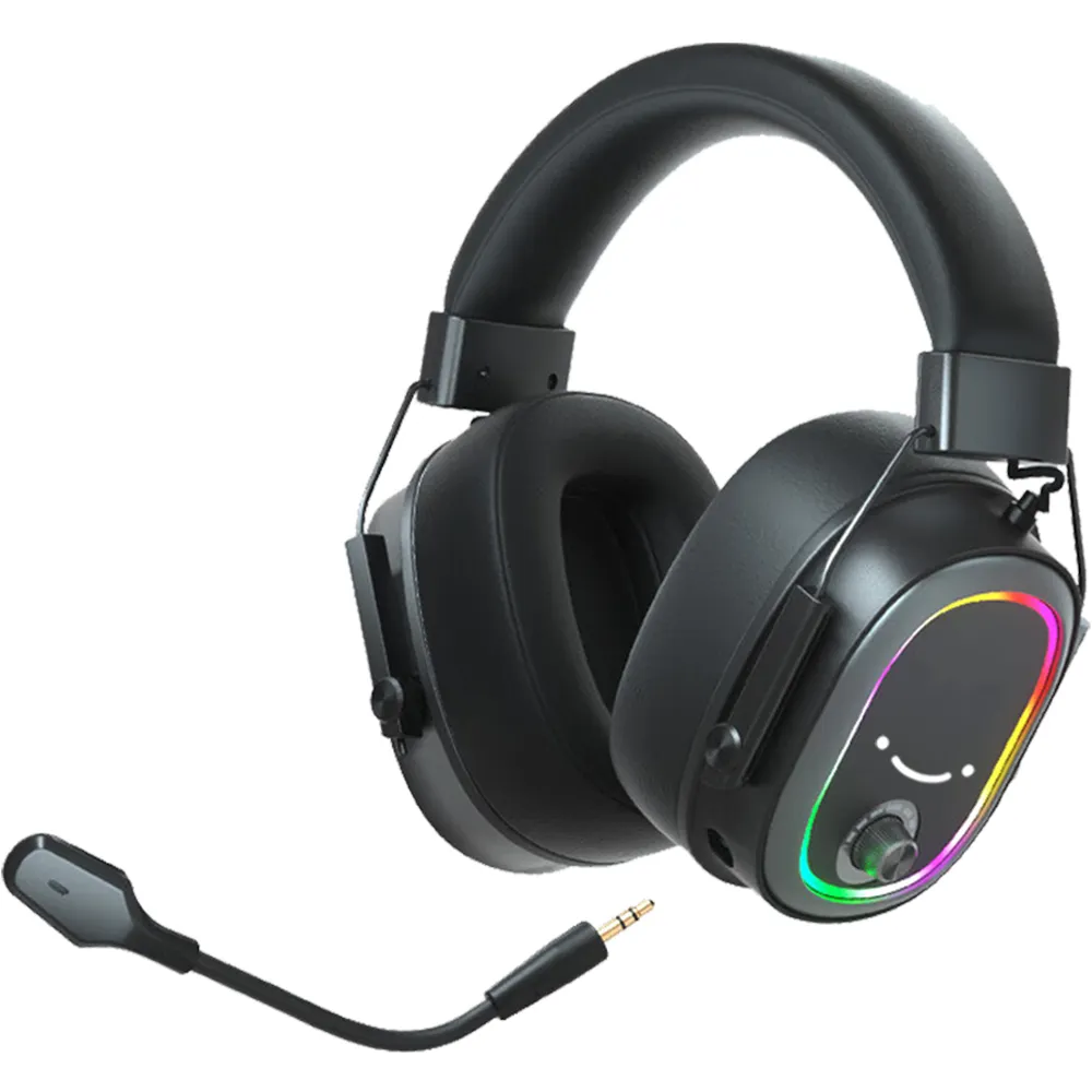 SAMA OEM Terbaik TRI Mode Noise Cancelling 7.1 Headphone Gaming Over Ear Stereo USB Wireless RGB Headphone Headset Gaming