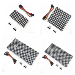 1 2 4 8 bits 2 * 2 2 * 4 bits <strong>MAX7219</strong> Dot Matrix module <strong>LED</strong> display module LH control microcontroller - Product Image 6