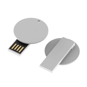 2.0 di memoria flash circolare in plastica ABS 3.0 mini regalo di promozione portatile 2 GB Card USB Flash drive - Product Image 2