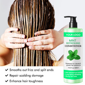 OEM Private Label Organic Natural Moisture Repair Ginger Ginseng menta riso acqua cheratina balsamo per capelli per le donne - Product Image 2