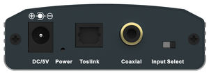 Convertidor de Audio Digital a analógico, DAC de 192KHz con volumen ajustable Coaxial óptico a estéreo L/R y Jack de 3,5mm