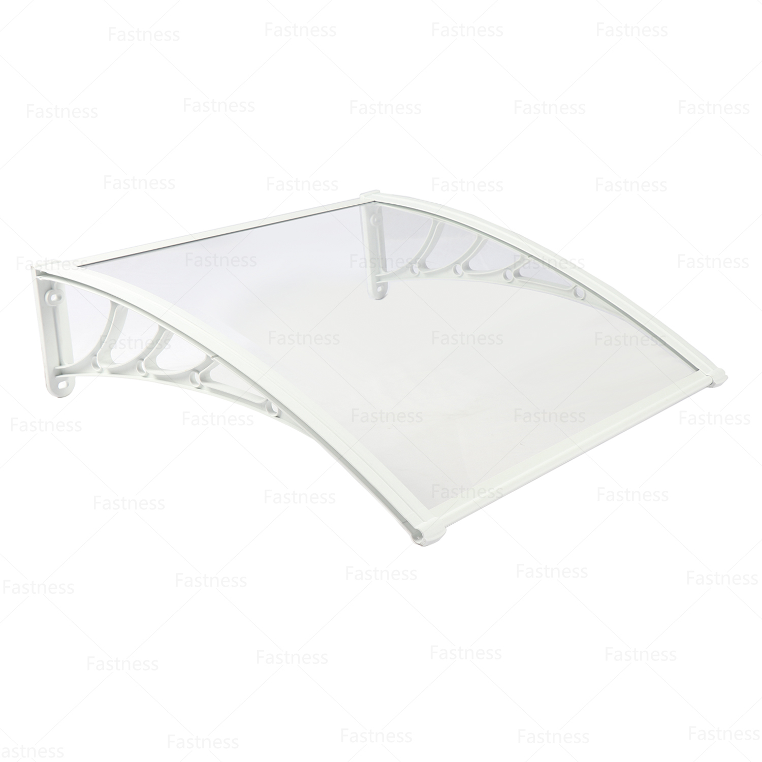 White bracket transparent board