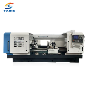 Alta precisión QK1319 Mandril doble 2 ejes Horizontal cama plana torneado Siemens Fanuc CNC máquina de torno roscado de tubos para la venta - Product Image 2