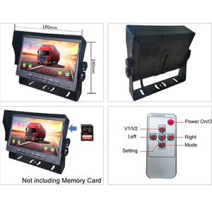 Truck Bus Car 7 Inch on Board Display Truck <strong>Sensor</strong> Visual <strong>Reversing</strong> Radar 4 Probe HD Video Parking <strong>Sensor</strong> <strong>System</strong> Rearview Camera - Product Image 2
