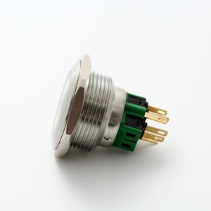 ELEWIND 30mm halka aydınlatmalı Metal basmalı anahtar (PM301F-11E/G/12 V/S) - Product Image 6