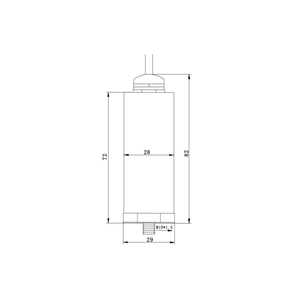 0-20 mm/s sensore di vibrazione fornitore trasmettitore di vibrazione 4-20ma uscita analogica pompa industriale sensore di monitoraggio delle vibrazioni