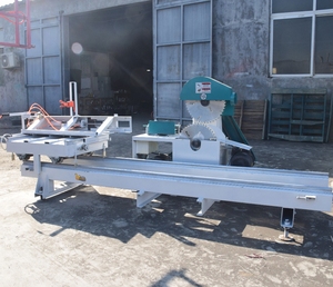 Sürgülü masa taşıma makinesi ile büyük ahşap kereste kesme Log testere için otomatik ağaç İşleme dairesel testere - Product Image 3