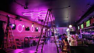 SUEZ rgb sechseckiges Licht Auto waschanlage Sechseckiges Licht Auto Detail lierungs licht