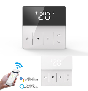 Система вентиляторной катушки Smart Modbus RS485, 3 скорости вентилятора, система ОВКВ, 4 трубы, термостат охлаждения, кондиционер, цифровой FCU термостат - Product Image 1