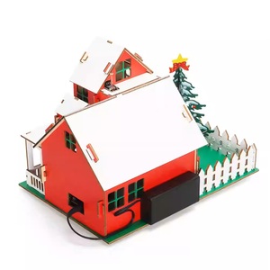 Nano V3.0 Programación STEM DIY Kit de sensor electrónico para Smart Christmas House Learning Kit