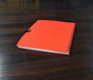 专业笔记本工厂定制PP盖线圈记事本双线圈记事本带笔架PP盖螺旋笔记本 - Product Image 3