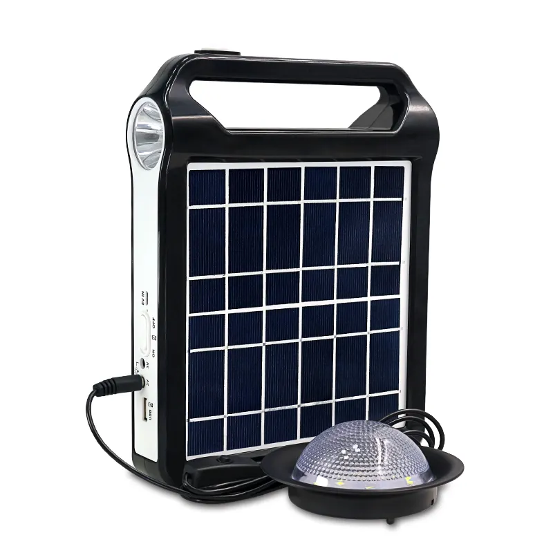 EP-038 Extérieure mobile téléphone chargeur solaire power bank portable power sans fil panneau solaire système d'éclairage