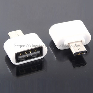 Micro Turn to USB Type a Female and a Male Micro 2.0 Plug <strong>Socket</strong> Connector With White Plastic Cover USB <strong>Socket</strong> - Product Image 4