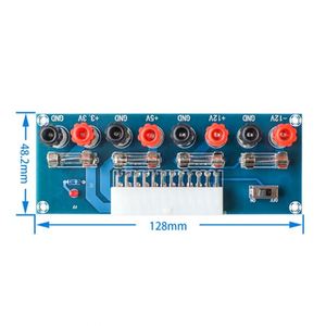 Chasis de PC de escritorio, transferencia de alimentación ATX a placa adaptadora, módulo de salida de circuito de fuente de alimentación, Terminal de salida de 24 Pines, 24 pines