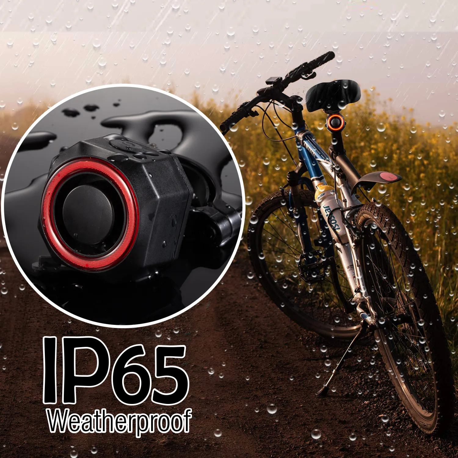 Akıllı LED USB şarj bisiklet kuyruk işık IP65 su geçirmez arka çerçeve montaj e-bisiklet bisiklet aksesuarları için şarj edilebilir ışık