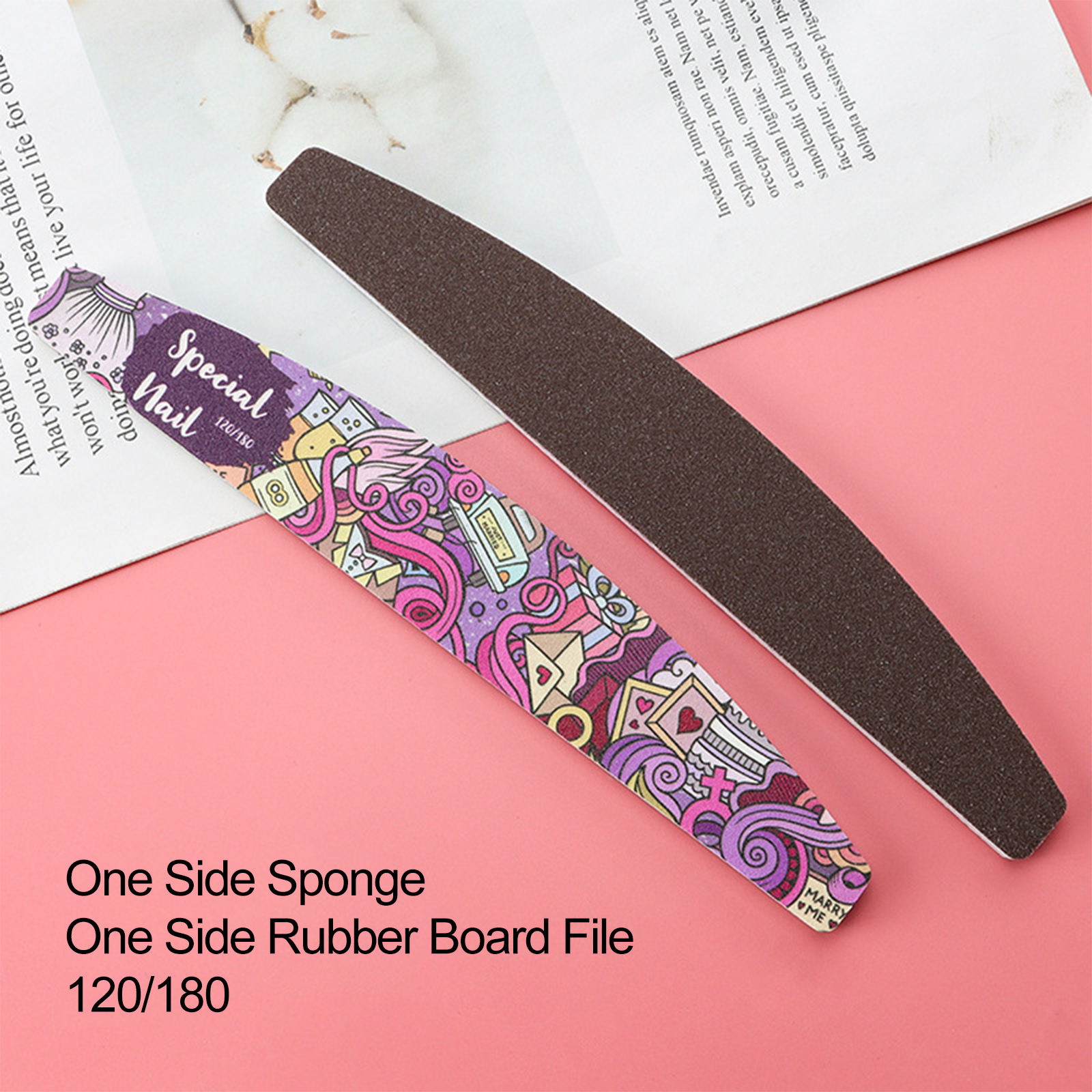 Bande de lime éponge 2-en-1 (120/180)