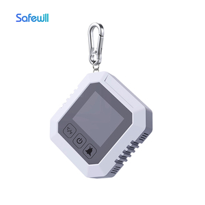 Safewill Atacado Portátil <span class=keywords><strong>CO2</strong></span> <span class=keywords><strong>Monitor</strong></span> de Qualidade do Ar Exterior Wearable <span class=keywords><strong>CO2</strong></span> Detector De Gás com Exibição de Umidade Temperatura Ambiente - Product Image 2