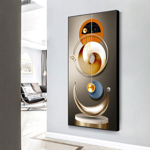 Patrón geométrico abstracto Lienzo Pintura decorativa Lienzo moderno Impresión Pintura - Product Image 6