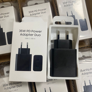 Cargador USB de 35W, enchufe de EE. UU./UE/Reino Unido, teléfono inteligente tipo C, portátil, 0.5A corriente de entrada, enchufe AU, adaptador estándar Oplader para Samsung Galaxy - Product Image 4