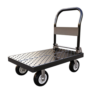 Multi <strong>Function</strong> Hand Push <strong>Loading</strong> Weight Cargo Warehouse Cart Transportation Flat for Transport and Handling