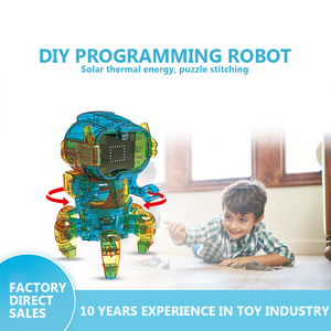 Новинка DIY программируемый робот STEM Technology сборная игрушка научный эксперимент Образовательный детский подарок для детей - Product Image 4