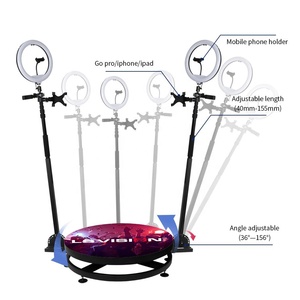 Led ayna Infinity cam 360 fotoğraf kabini 360 Video Booth Spincam Photoboot kamera parti için 360 derece Photobooth makinesi - Product Image 1