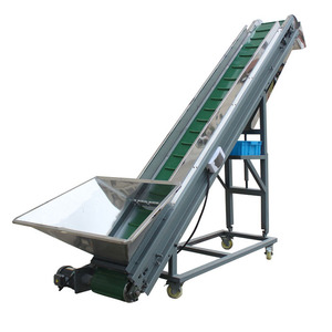 Sorting Ladder <strong>Hopper</strong> Conveyor <strong>System</strong> for <strong>Loading</strong> and Unloading With Caster Wheels Screw Conveyor - Product Image 3
