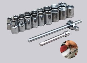 78PCS专业塑料盒储物包装家用通用家用维修手工工具包DIY工具箱套装-001 - Product Image 5