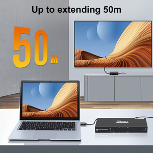 Mart-extensor de vídeo CCTV, conmutador matriz multivisor HDMI de 8 entradas y 2 salidas
