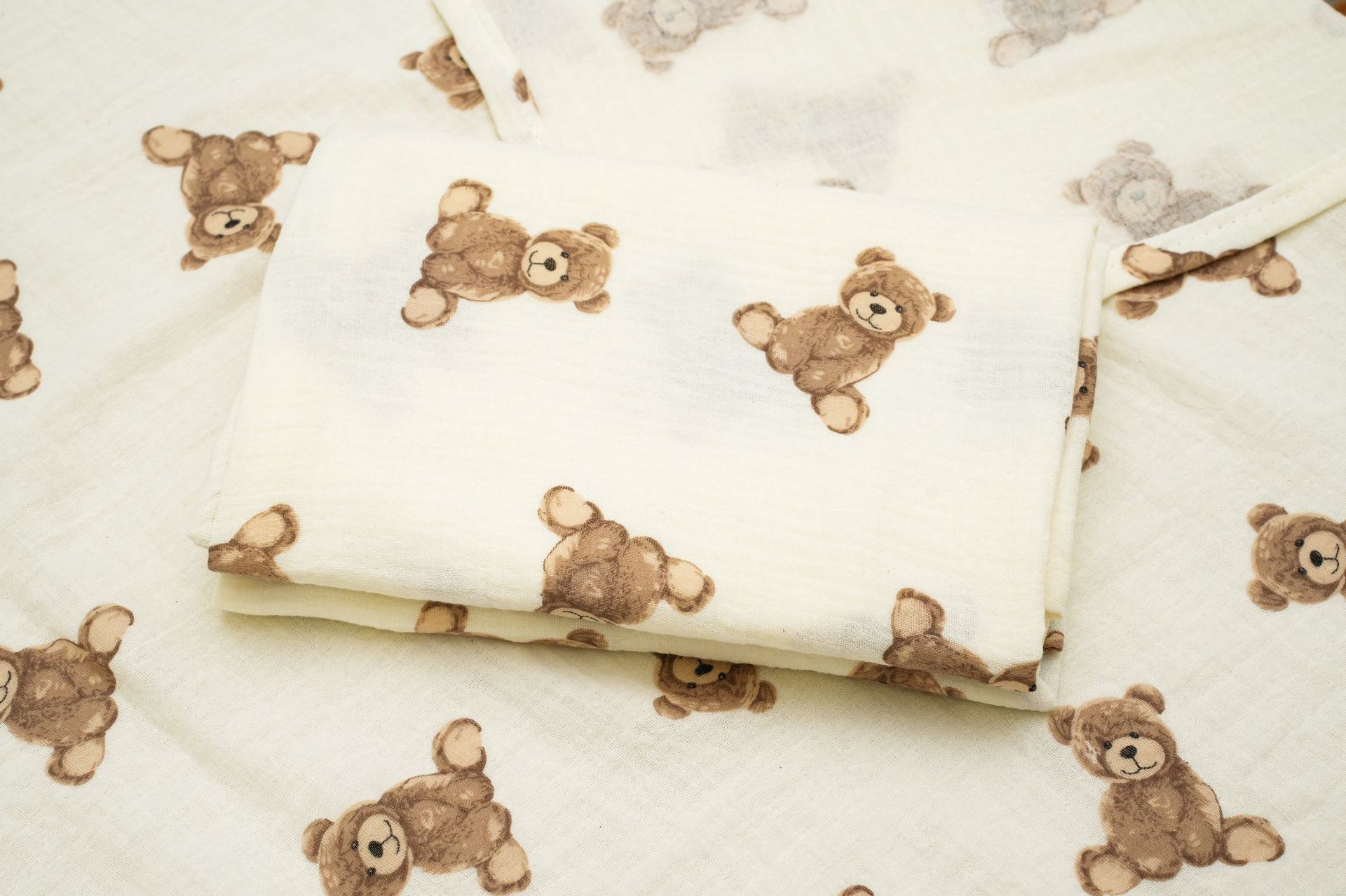 Ours en peluche - Écharpe double épaisseur