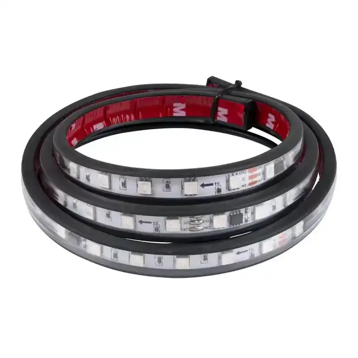 Impermeabile 12-24V RGB colorato luce LED striscia di direzione griglia freno di riserva DRL per auto accessori luce