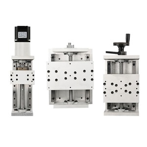 Placa de arrastre Guideway, Riel de alambre CNC de elevación de precisión pesada, mesa deslizante cruzada XY de dos ejes, módulo de tornillo de mesa lineal - Product Image 1