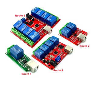 5V 12V 24V 1 2 4 8 canali interruttore di controllo relè USB Computer programmabile per Smart Home PC Controller intelligente - Product Image 2