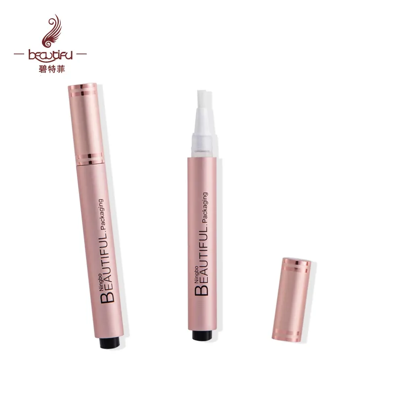 Produk baru lipstik logam lip gloss pena minyak kosmetik wadah padat casing klik pena kosmetik untuk krim mata