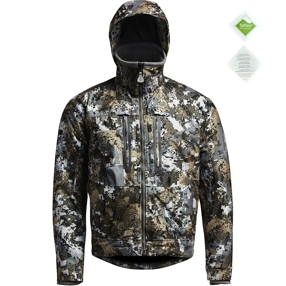 Jagd druck drei schicht iger Films toff Verbrennungs anlage Aerolite Jacket Dschungel Outdoor Safari Herren Jagd kleidung