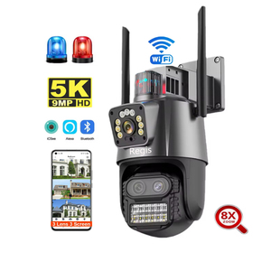 Regis Icsee 9MP 3 Lens Waterproof Linkage Alarm Wireless 8x Zoom Human Tracking <strong>IPC</strong> Security CCTV Wifi Ip <strong>Camera</strong> Ptz - Product Image 1
