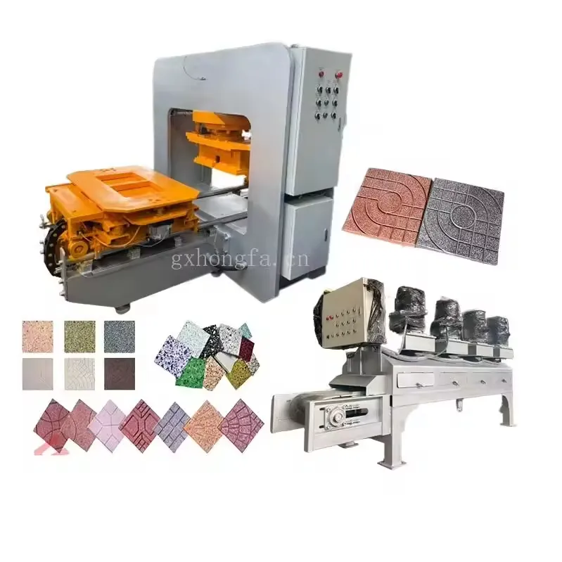 Professional Manufacturer's Stone Terrazzo Tile Press Machine Wall Tile Making Machinery Concrete Tile Machine for Sale