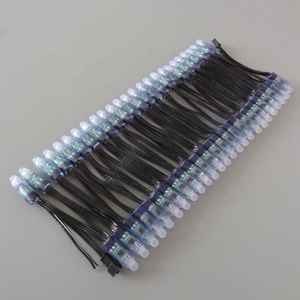 Filo nero nodi rotondi WS2811 12V 18awg Smart RGB Led corda Pixel indirizzabile Full Color impermeabile IP68 - Product Image 1