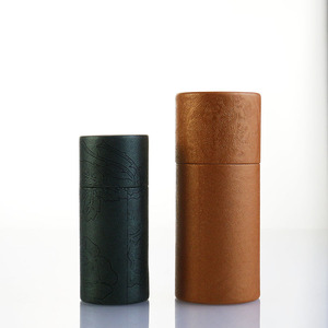 豪华定制可回收空纸板圆筒香水瓶包装纸盒管精油礼品瓶 - Product Image 3