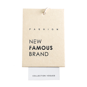 Logotipo impresso personalizado Limpar PVC <span class=keywords><strong>String</strong></span> Design Papel Vestuário Vestuário Roupas Luxo Swing Pendurar <span class=keywords><strong>Tags</strong></span> Hangtags Set