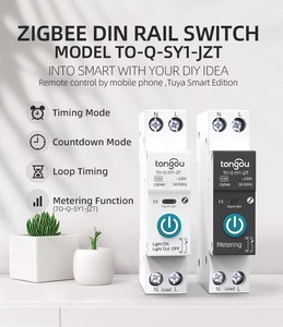 MOST POPULAR Tuya TO-Q-SY1 <strong>WT</strong> Smart <strong>Switch</strong> AC230V 50/60Hz 10A-63A 1P+N ZIGBEE Circuit Breaker Remote Wireless Control - Product Image 6