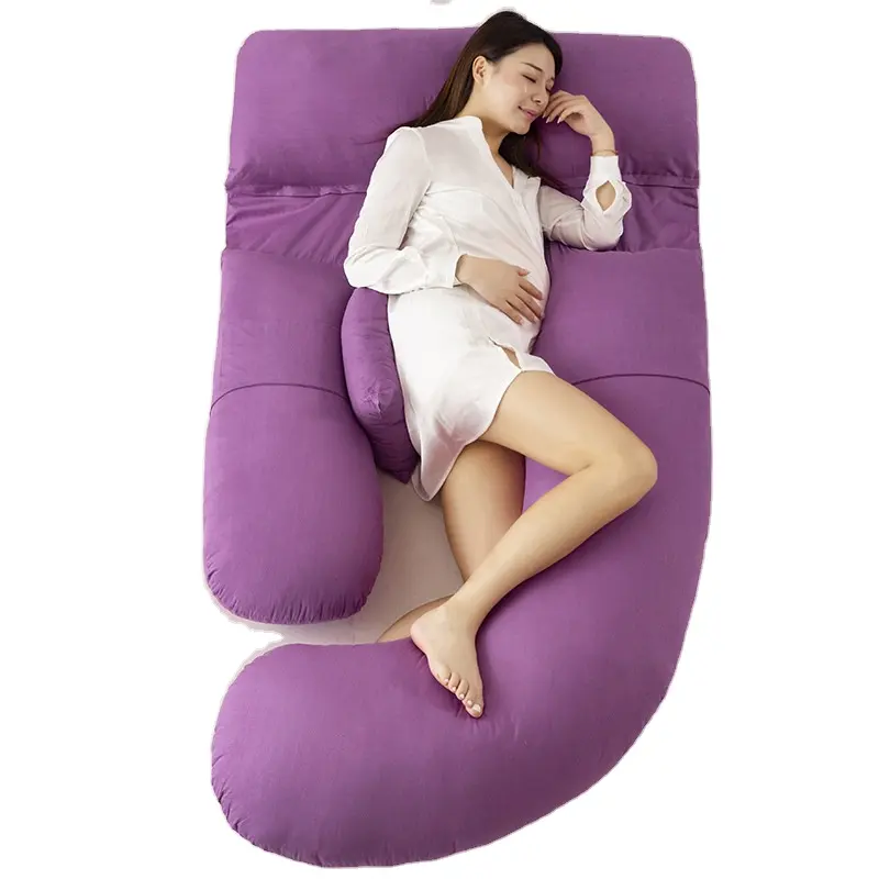Travesseiro de cintura feminino, almofada multifuncional para grávidas, tipo g e abdominal