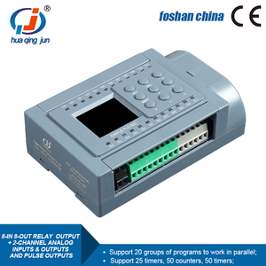 Huaqingjun 8DI 8DO <strong>Relay</strong> <strong>Output</strong> 2-Channel Analog <strong>Inputs</strong> <strong>Outputs</strong> 0-5V 0-10V Pulse <strong>Outputs</strong> PLC for Stepper Motors - Product Image 3