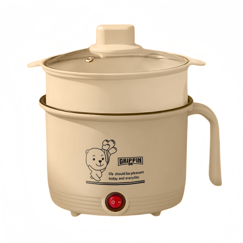 Gold-PP Steamer(Non-stick/Stainless steel inner pot)