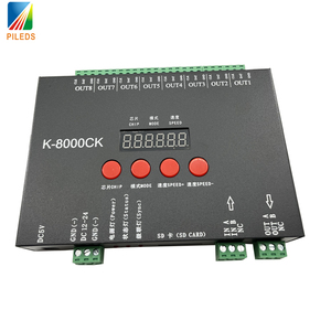 K-8000CK K8000CK цифровой DMX SPI контроллер сигнала с SD-картой ручное светодиодное программное обеспечение Edison программирование для управления освещением
