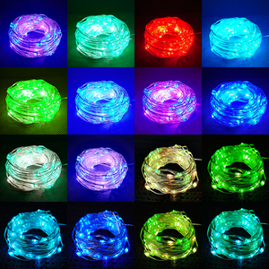 Dual Color <strong>LED</strong> APP Control <strong>String</strong> <strong>Light</strong> Indoor Outdoor Decorative Fairy <strong>Light</strong> <strong>with</strong> <strong>Timer</strong>/Remote/Dimmable for Patio Party - Product Image 3