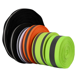 Best-seller HI Vis logotipo personalizado Rainbow segurança aviso reflexivo Webbing fita para vestuário