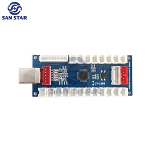 Placa codificadora USB para PC PS2 PS3 Arcade Joystick 4 en 1 Placa codificadora a placa de Control de PC XBOX 360