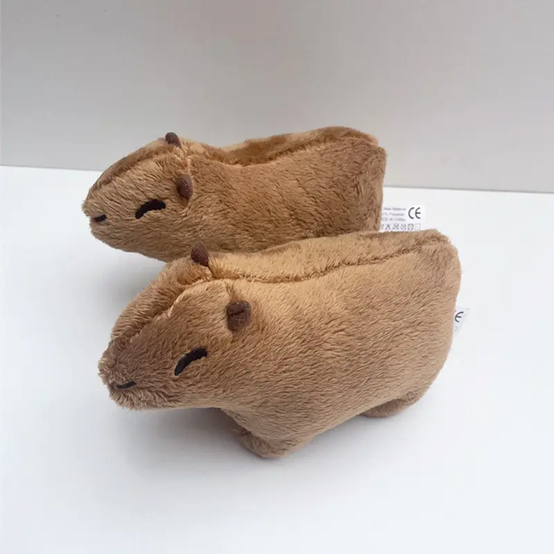 EN STOCK doux mignon kawaii dessin animé peluche peluche Animal capybara cobaye rongeur peluche jouets en peluche pour enfants